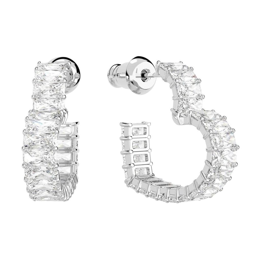 Swarovski Matri Earrings Women's Silver 5689693