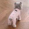 Dog German velvet warm four-legged clothes autumn and winter than bear teddy small dog cat pet bottoming shirt loungewear