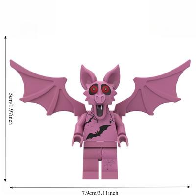 99 Nächte im Wald Spiel mit Bausteinen und Spielzeug Geburtstagsgeschenk Kinderspielzeug Hirsch Eule Ziege Monster Plastik Montiert