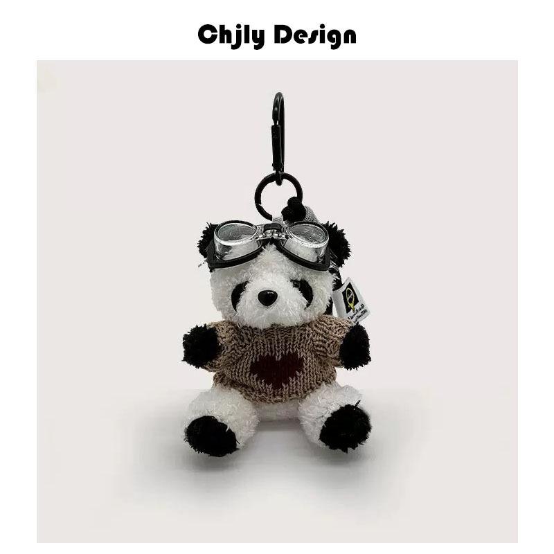 Baked Bear Bag Pendant Premium Plush Toy Doll Schoolbag Pendant Cute Keychain