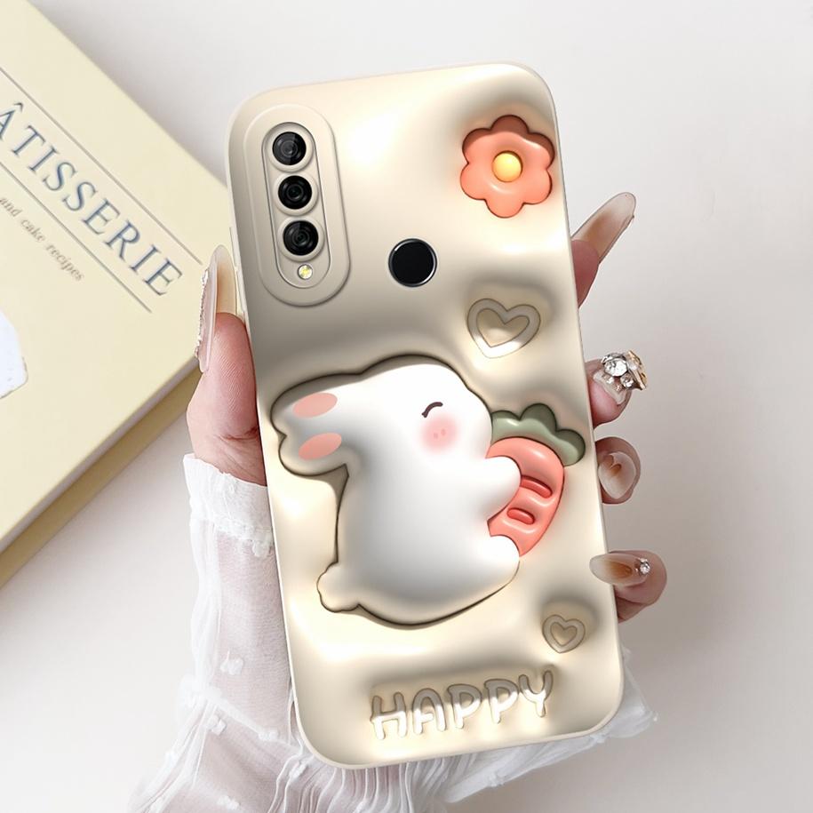 For Huawei P30 Lite Case MAR-LX1A Cover Cute Cartoon Camera Protection Soft Phone Case For Huawei P30Lite Nova 4e Honor 20S Capa