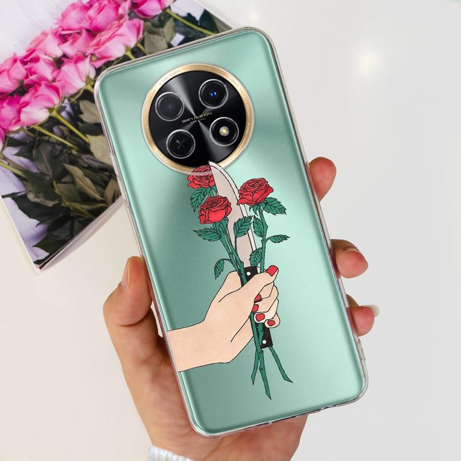 For Huawei Nova Y91 Case STG-LX1 STG-LX2 Cute Fashion Painted Cover Soft Slim Phone Case For Huawei Nova Y91 Y 91 NovaY91 Bumper