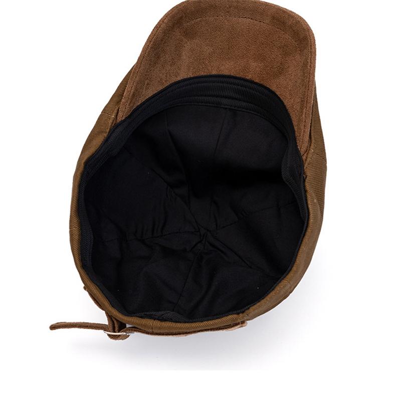 Vintage Forward Cap Men Beret Spring Autumn Peaked Cap