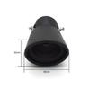 Negru 62MM Oțel Inoxidabil Automobile Mașină Țeavă de Eșapament Vârf țeavă Coadă Acoperire Toba de Eșapament Styling Auto