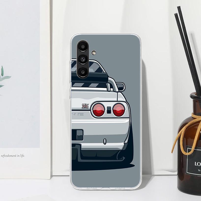 Japan JDM Sports Cars Comic Phone Case For Samsung Galaxy A17 A37 A57 A16 A26 A36 A56 A15 A25 A35 A55 A14 A24 A34 A54 A13 A23 A3