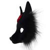 1 Stück Halloween Maskenball Tiermaske Party Halbgesichts-Fuchsmaske Halloween Cosplay Requisiten