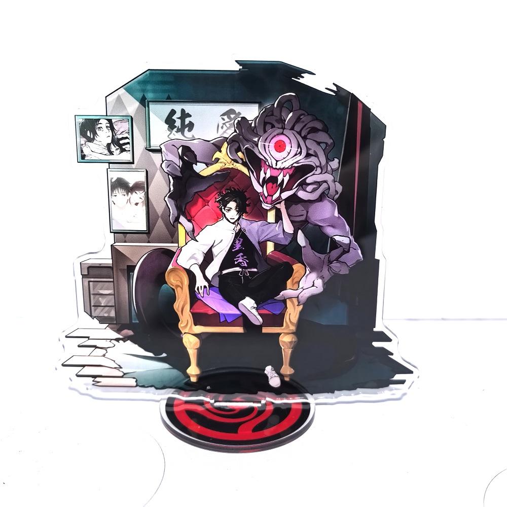 Jujutsu Kaisen Choso Satoru Gojo Fushiguro Toji Geto Suguru Acrylic Stand Model Kawaii Cartoon Bottle Inumaki Toge Desk Decor