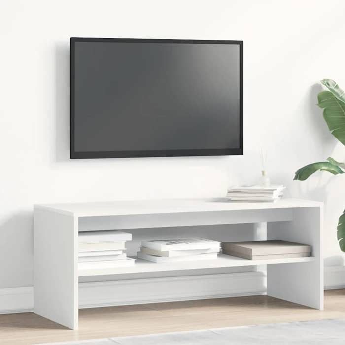 VidaXL TV Stand White 100 X 40 X 40 Cm Chipboard 859118