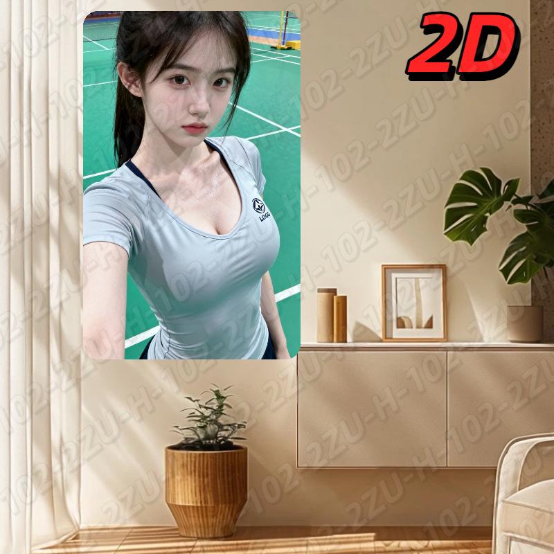 Aluminum Metal Art Wall Decor Modern Sports Figure Portrait Home Decor 20x30cm
