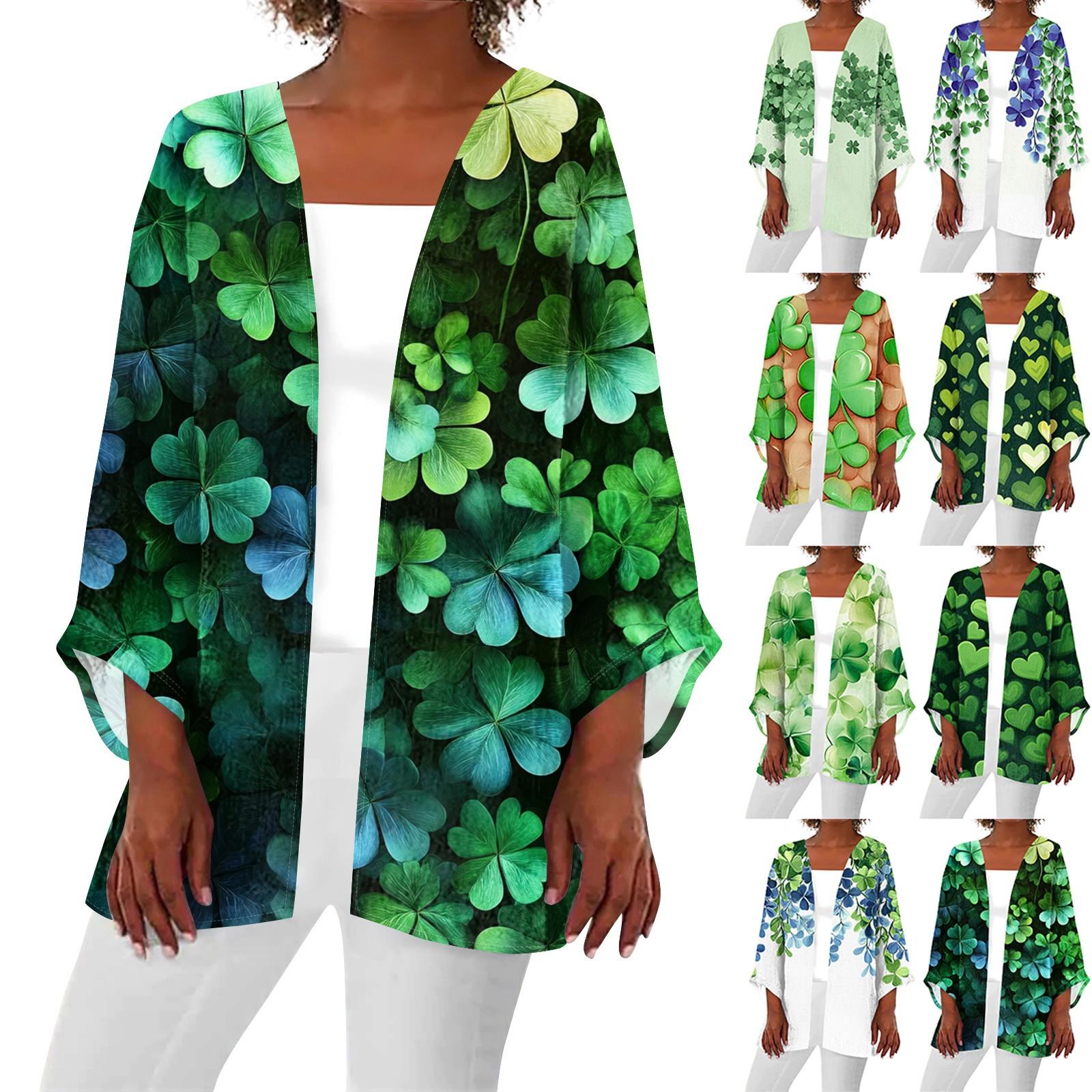 

Женская повседневная мода Caot Printed Lightweight Medium Long Jacket Cardigan S