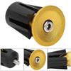 1 Pair Aluminum Alloy Bike Grips Bar End   Plug for Mountain Bike Handlebar (  color)