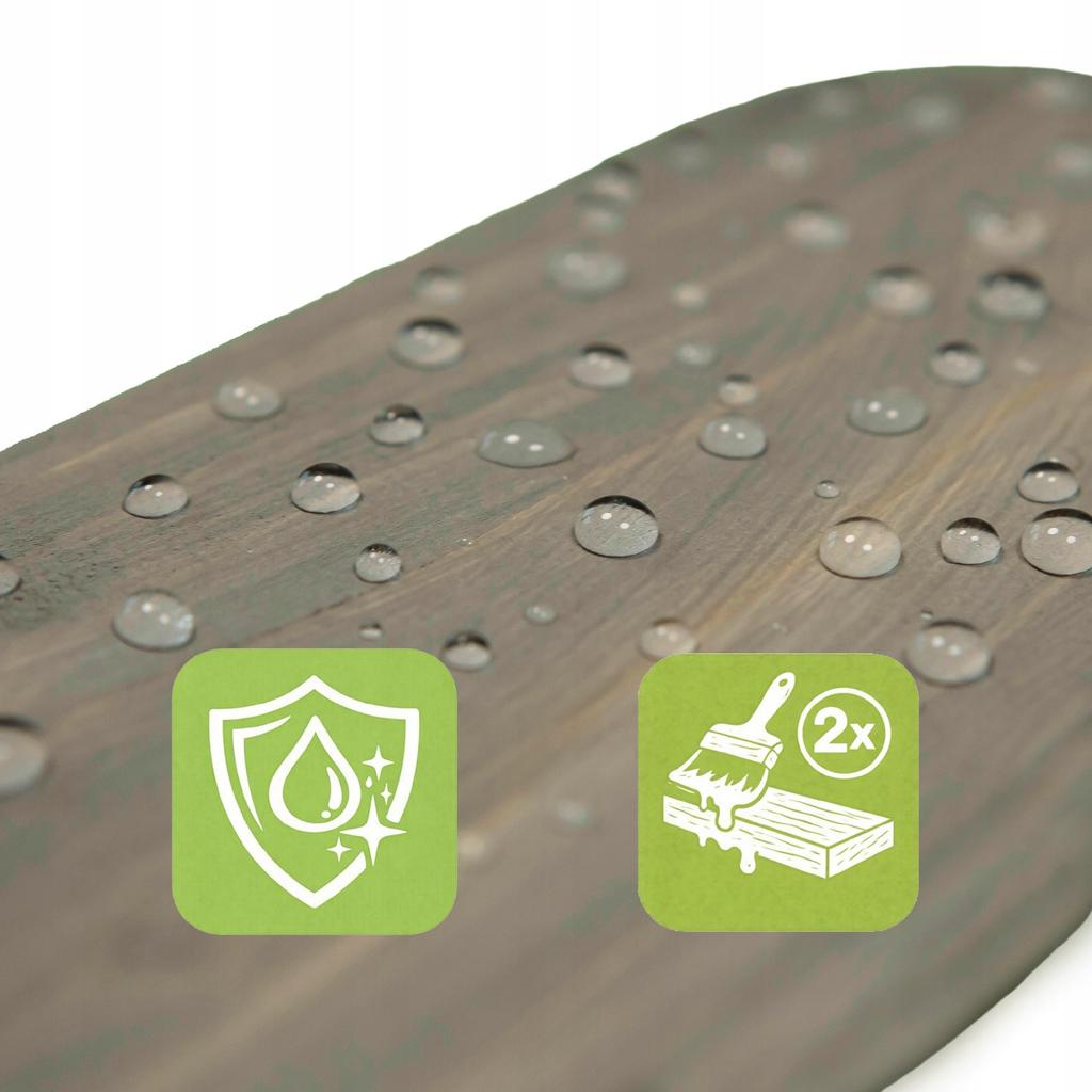 Wood Impregnant with Wax Silicone Gray Hydrophobic 2.5l Ral7046