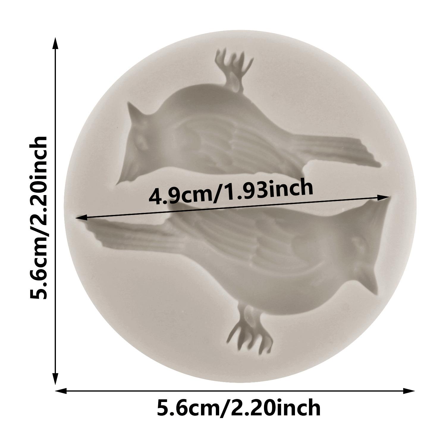 

Силиконовые формы с милыми птицами, форма для помадки, сделай сам, украшения торта, форма для шоколадной мастики, кекс, топпер, конфеты, смоляные глиняные формы белый
