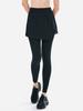 BARREL Women'S Essential Cropped-Length Leggings Shorts Black (B5Swwlp003Blk)