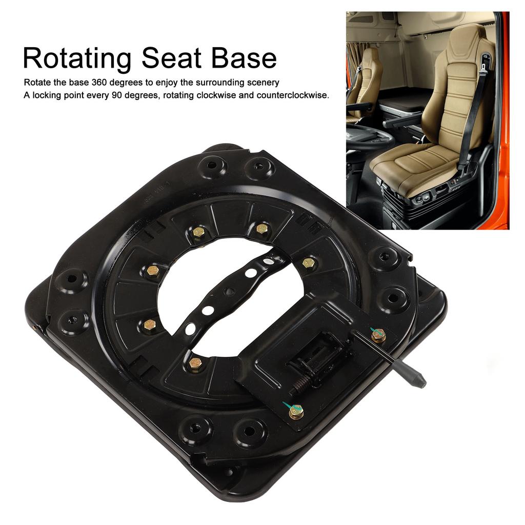 Heavy Duty Seat Swivel Base Steel Plate 360 Degree Rotatable 130kg Load for RV Camper Boat Bus