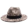 British Style Hat 9.5Cm Large Edge Woolen Top Hat Men'S And Women'S Warm Fringed Jazz Hat