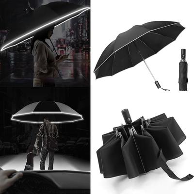 Guarda-chuva dobrável UV automático, chuva, resistente ao vento, viagem, guarda-sol, guarda-chuva reverso portátil