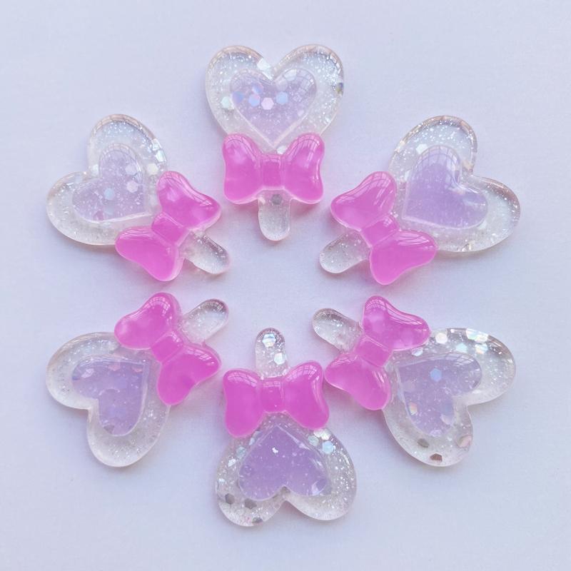 

10Pcs Cute New Mixed Shiny lollipop Flatback Cabochon Scrapbook Kawaii DIY Embellishments Accessories F97