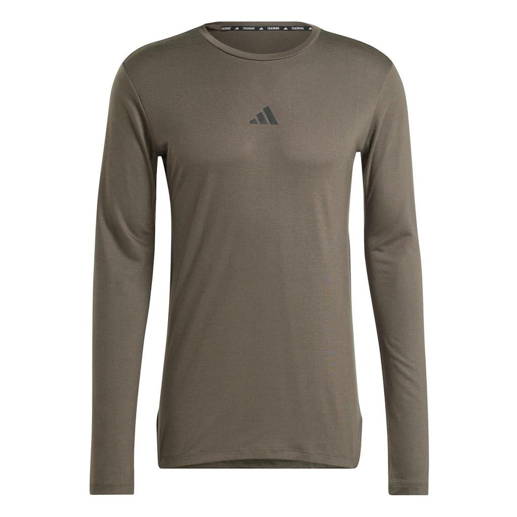adidas Mens Aeroready Slim Long-Sleeved T-Shirt