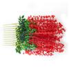 Simulated 6 Leaves Wisteria Decoration Silk Flower Artificial Faux Indoor Vine Wisteria Ornament
