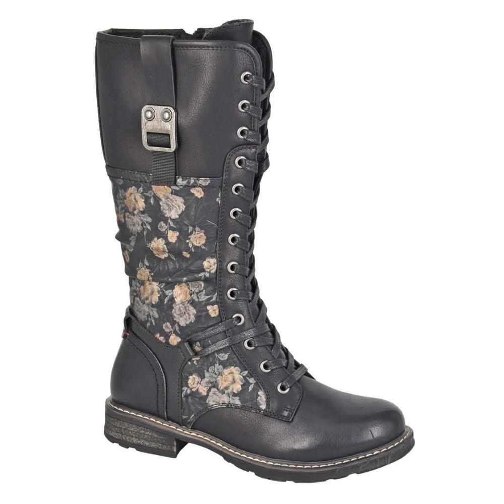 Cipriata Womens/Ladies Floral Calf Boots