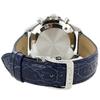 SEIKO SPIRIT Chronograph Watch, Navy Leather Strap Model SBTR019, Silver Case, Men's Everyday Business Style