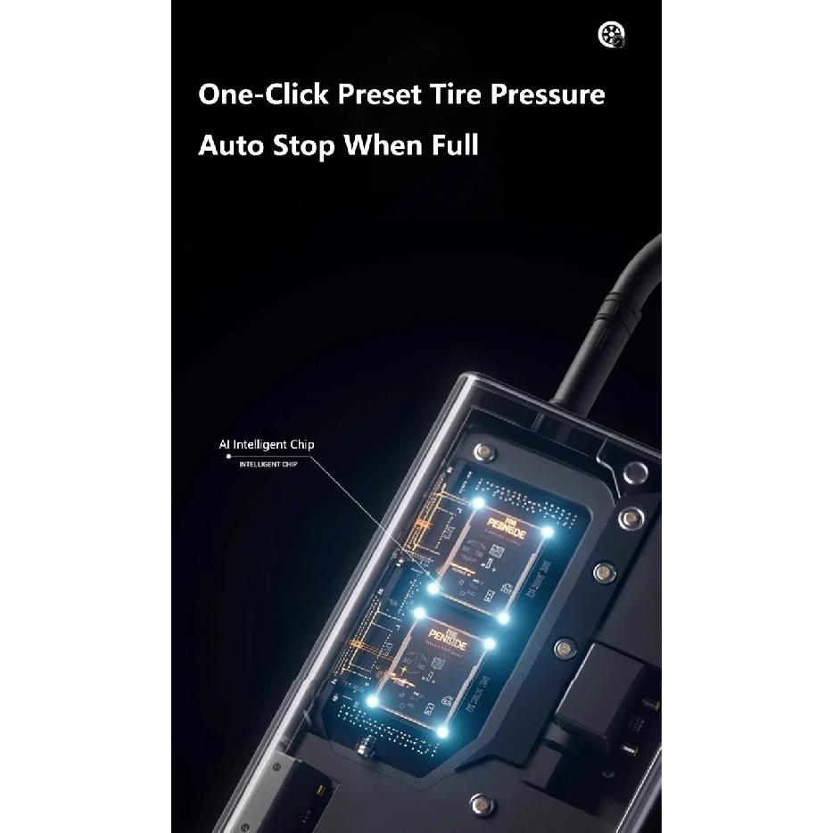 Wireless Car Tire Inflator Portable Air Pump 3000mAh Rechargeable Battery Mini Tyre Inflator for Sedan Motorcycle Bicycle