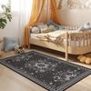 Sun and Moon Rug Boho Celestial Area Rugs for Bedroom Dorm Living Room Bohemian Occult Crescent Solar Stars Galaxy Floor Mat