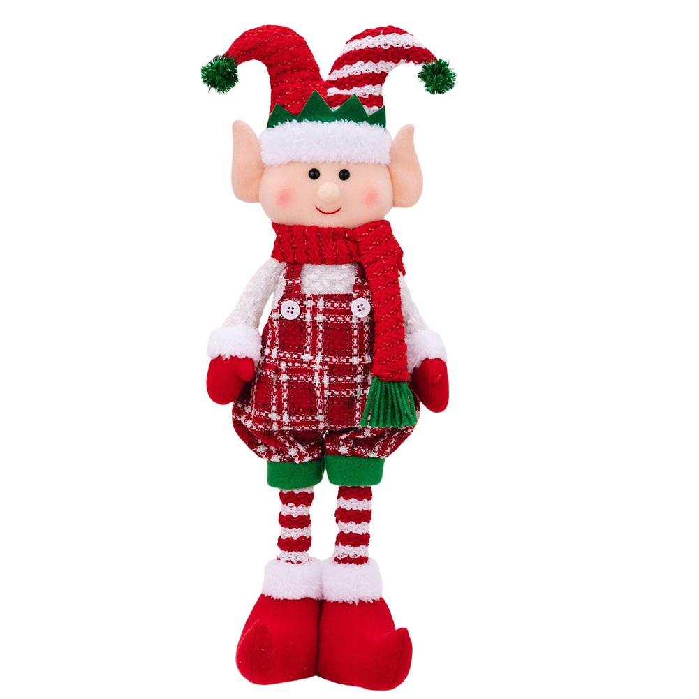 

Кукла рождественского эльфа Рождественские эльфы Мягкие куклы Веселые фигурки друзей для детей Украшения Декор для рождественской вечеринки и обмен подарками