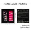 Pack of 48 Shining Artificial Nail for Special Occasions Featuring Rose Red Love Heart Glitters Valentines Theme