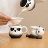 Cute Panda Tea Leak Tea Filter Household Tea Separator Filter Integrated Creative Ceramic Tea Separator Accessories