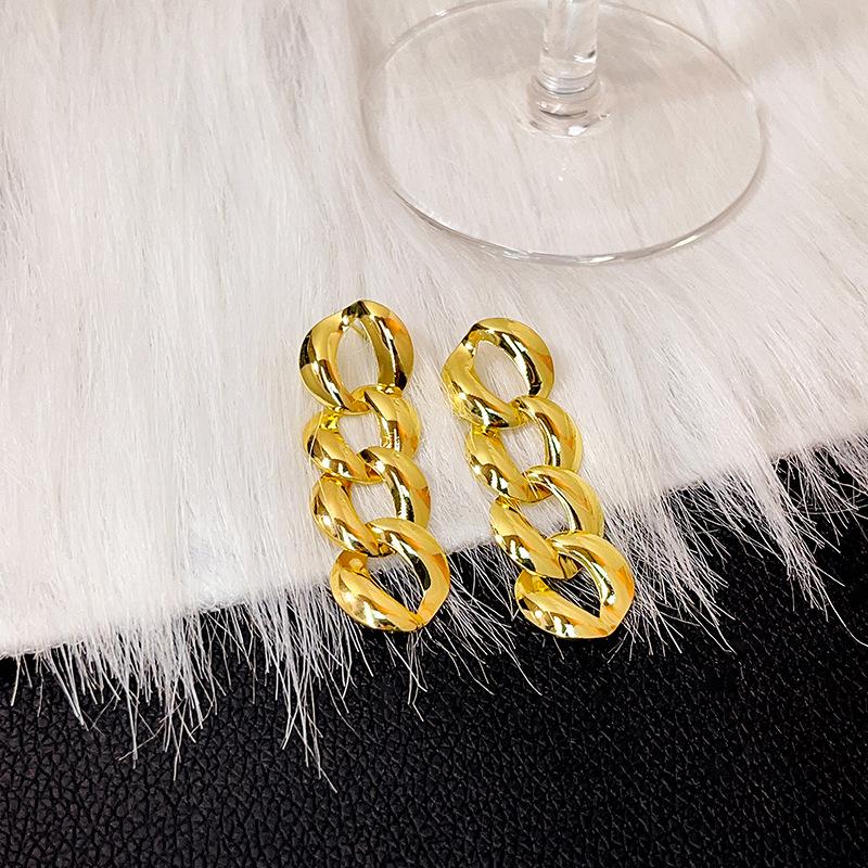 Геометрические Серьги-цепочки, Металлические Серьги-гвоздики, Фабрика персонализированного креативного дизайна