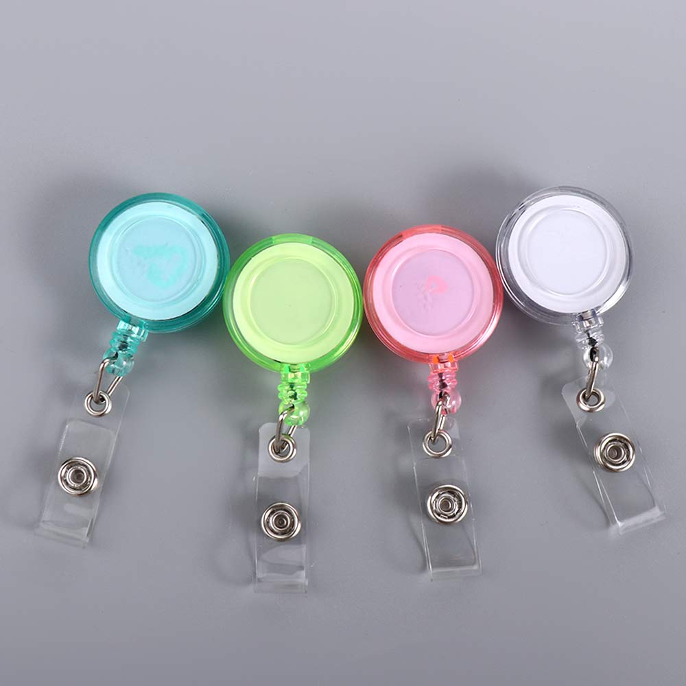 Card ID Card Clips Students Card ID Card Holder Retractable Badge Reel Badge Reel Clip Badge Holder