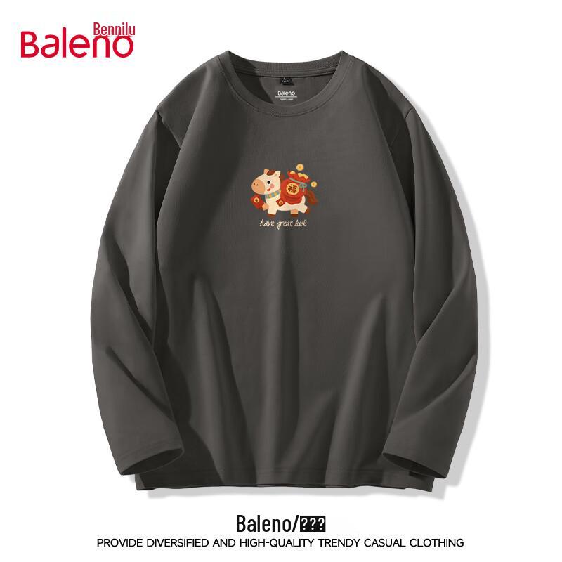 

Baleno 2026 Year of the Horse Men s Long Sleeve Cotton T-Shirt 3XL