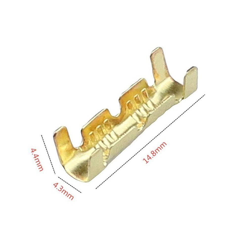 100Pcs Small Tooth U-shaped Terminal 453 Cable Connectors New Wire Quick Connector Terminal