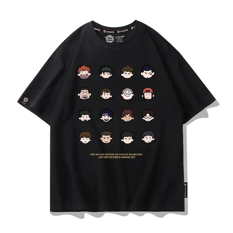 Detective Conan Collabora su T-shirt Unisex a Maniche Corte e da Donna per l'Estate Ladro Kidd Haibara Ai Girocollo Manica Corta