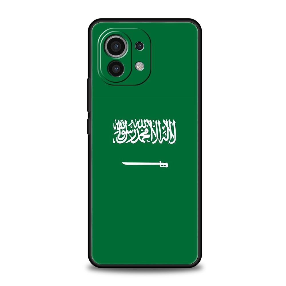 

Phone Case For Xiaomi Mi 15 14 14T 13T 12T Pro 12 13 11 Lite 5G 11T X6 X5 Pro Soft TPU Cover Kingdom Of Saudi Arabia Flag Xiaomi 14