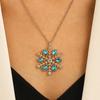 Exquisite Colored l Fringe Clavicle Necklace For Ladies Y2K Sparkling Elegant Charm Party Wedding Jewelry