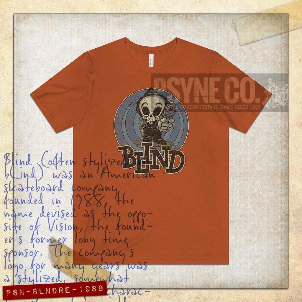 Blind Reaper Gunner 1988 Vintage Men s T shirt S