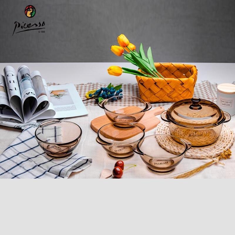 Picasso Nordic Style Glass Dinnerware Set