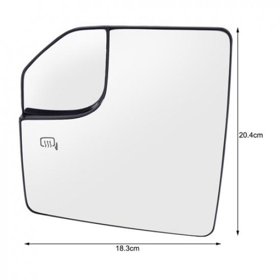 For Ford F150 F-150 2015 -  Pickup Left Side Mirror Glass Wide Angle Heated