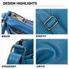 Casual Commute & Everyday Use Premium Top-Grain Cowhide Women's Crossbody Bag with Spacious Multi-Compartment Design