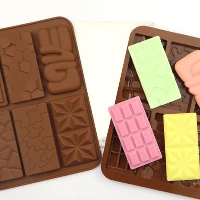 1 Stück/2 Stück Dubai-Schokoladen-Silikonform mit 6 Mulden, tiefe Schokoladenform, dicke Schokoriegelform zum Befüllen von Knafeh-Nüssen