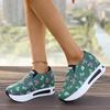 Fashion Fashion Butterfly Print Platform Sneakers Women Lightweight Slip On Walking Shoes Woman Thick Sole Non Slip Casual Sports Shoes