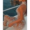 Fall Winter New Women's Gold Foil Sexy Sleeveless Long Jumpsuit Dropshipping