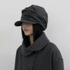 Soi Draped Cap (FL-743_Charcoal)