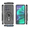 For Motorola Edge 60 Stylus 5G Phone Case WANLONFENG PC TPU Back Cover Kickstand with Tempered Glass