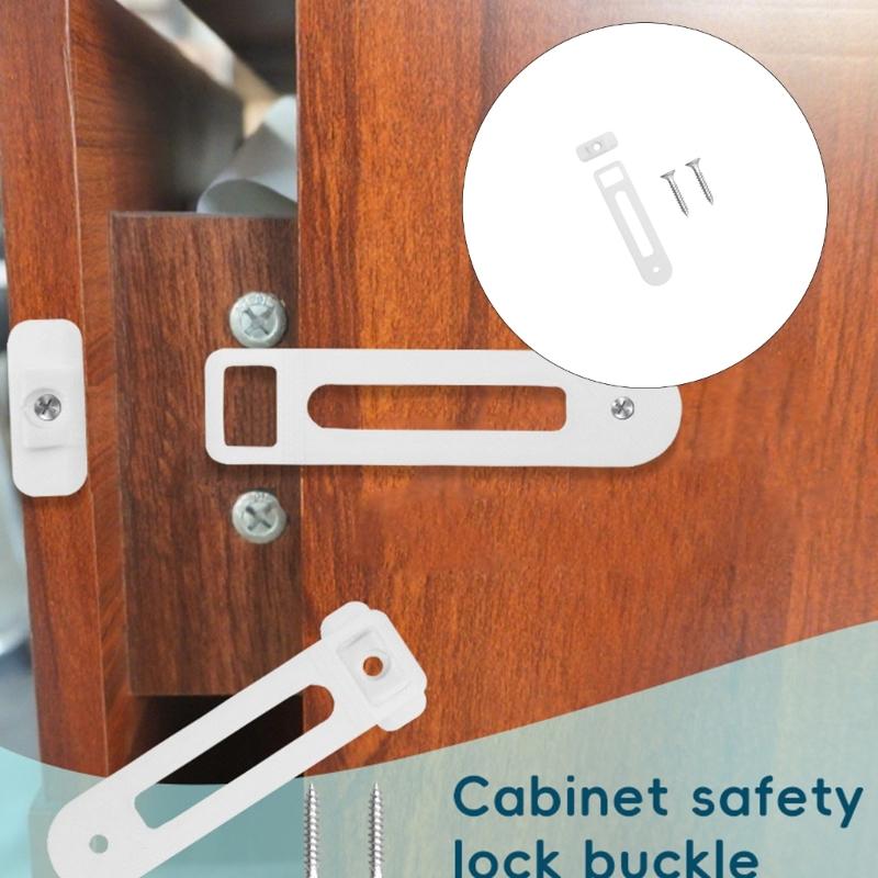 Invisible Child Safety Cabinet Lock No Tool Needed Easy Setups Toddler Proof Home Security Device 1 Set