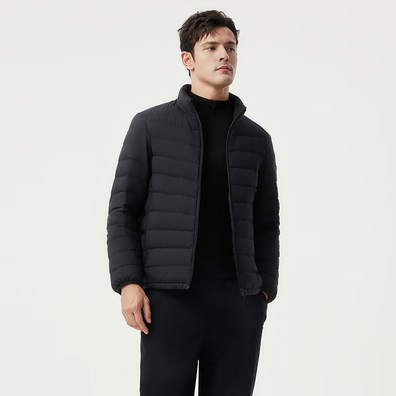 Tamboer Men's Lightweight Stand Collar Down Jacket