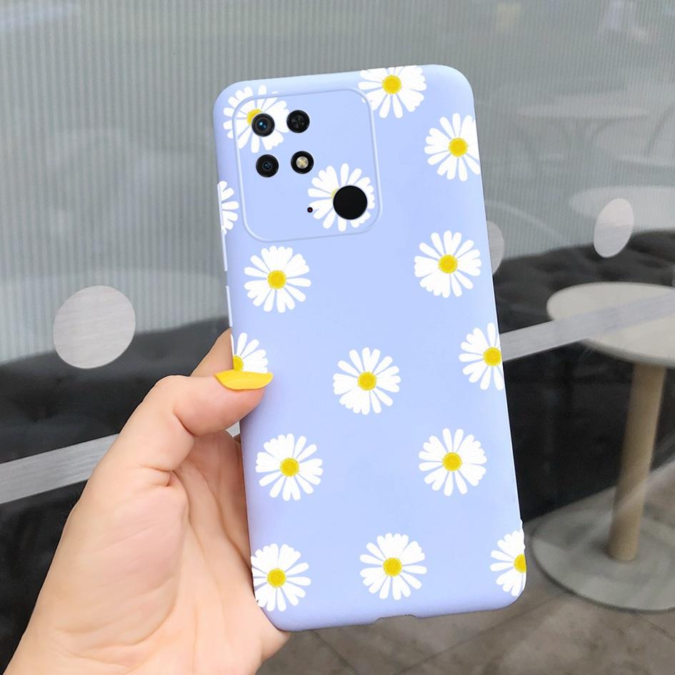 For Xiaomi Redmi 10C Phone Case New Popular Flower Painted TPU Cover For Xiaomi Redmi 10C 4G Bumper Redmi10C NFC 2022 Soft Funda